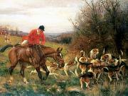 unknow artist Classical hunting fox, Equestrian and Beautiful Horses, 199. painting